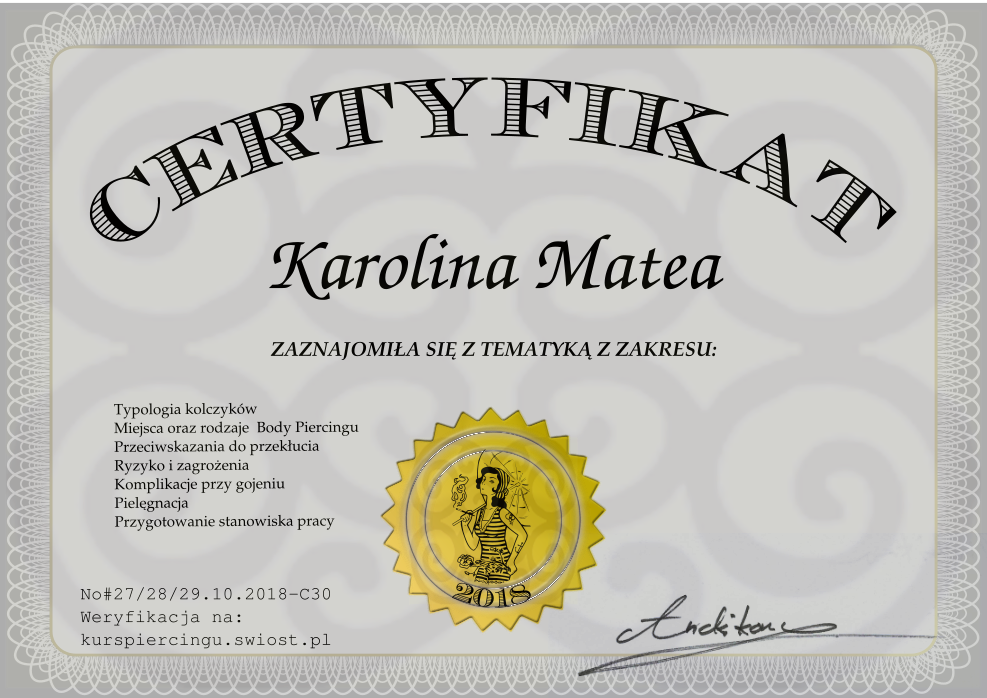 certyfikat-PL-Karolina-Matea